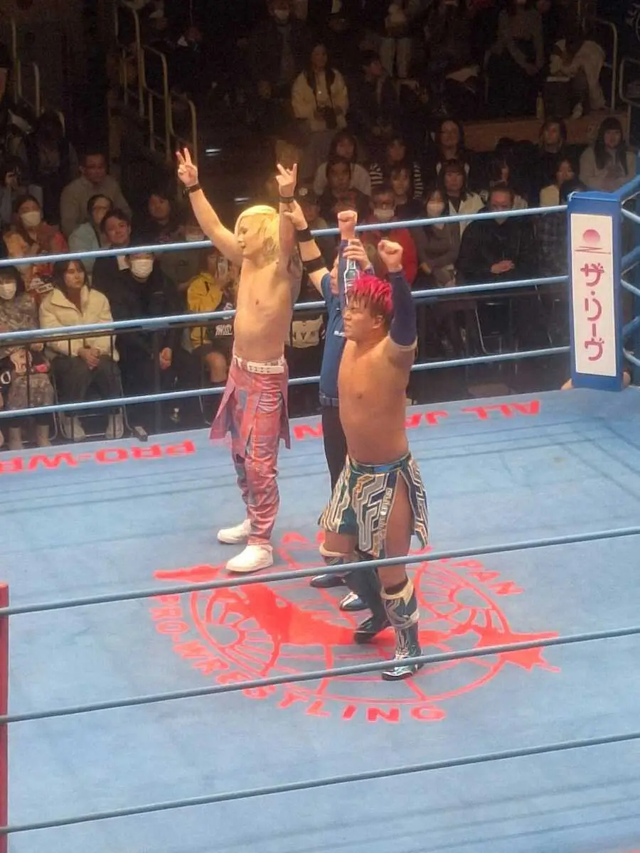 【画像・写真】【全日本】アツハヤがJrタッグフェス1回戦突破。青柳「アツハヤで優勝しアジアのベルト巻く」