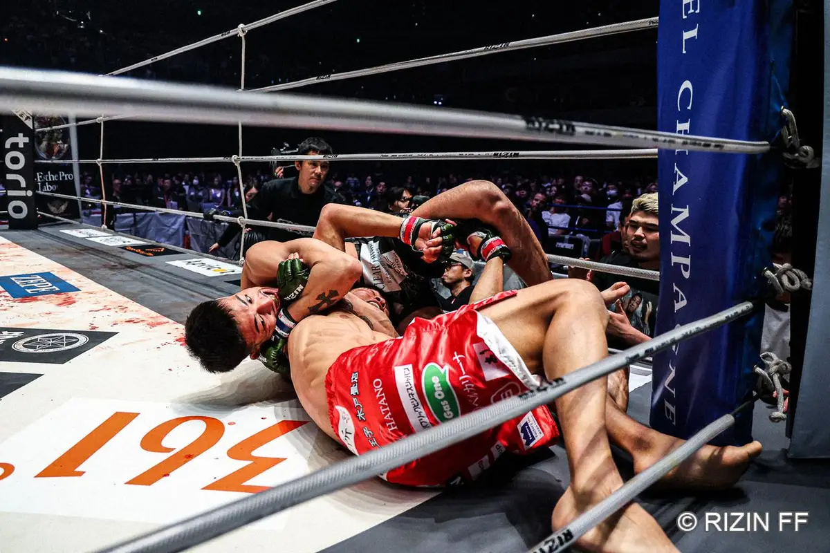 【画像・写真】【RIZIN】鹿志村仁之介　所英男に66秒失神一本勝ち！ファン衝撃「バケモノだ！」「完璧な世代交代」