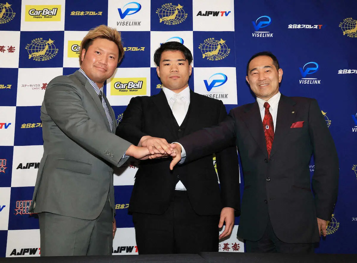 【画像・写真】【全日本】はなわの長男・元輝が練習生として入門。将来はウルフアロンと対戦も