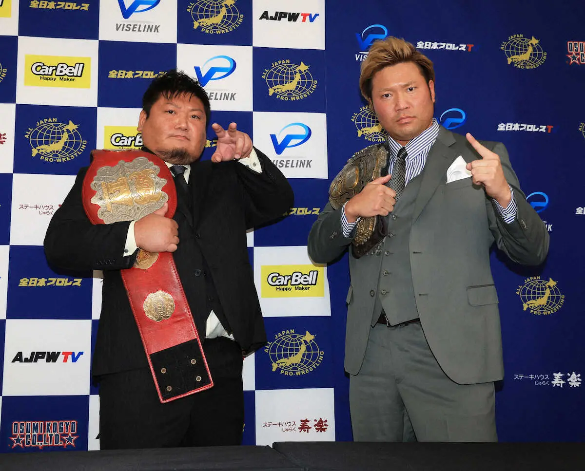 【画像・写真】【全日本】3冠王者の宮原健斗が挑戦者の羆嵐に「セコンドに元レッスルワンの3人の選手を連れてこい」