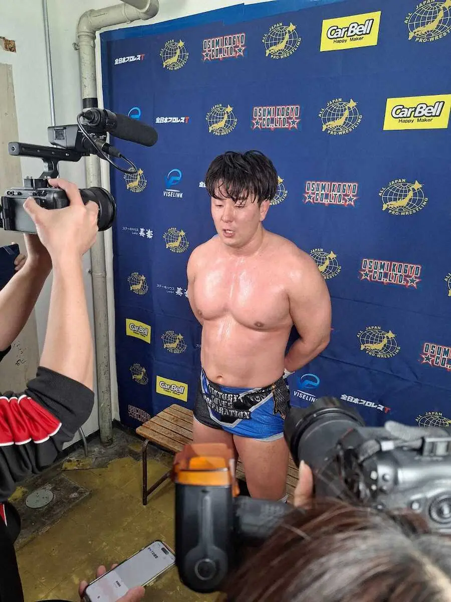 【画像・写真】【全日本プロレス】交通事故の青柳優馬が112日ぶりに復帰　15分ドロー「信頼の回復努める」