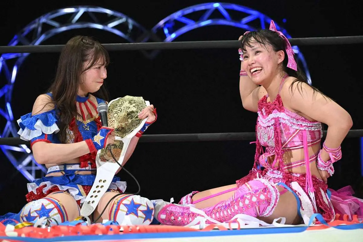 【画像・写真】【東京女子プロレス】元SKE48荒井優希がプリプリ王座を戴冠！「夢を見るチャンピオンになりたいです」