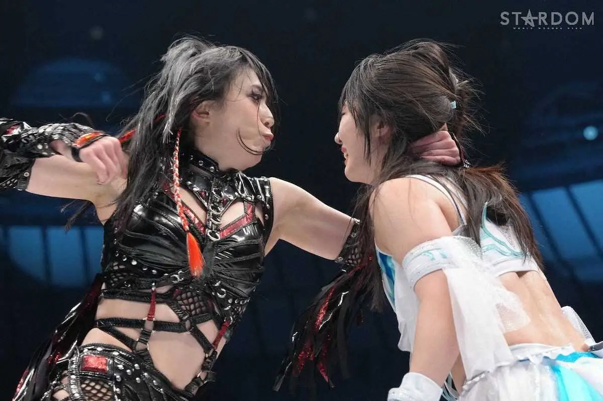 【画像・写真】【スターダム】沙弥様がまさかの10度目の防衛に失敗「少しの間、赤いベルトは貸しておく」