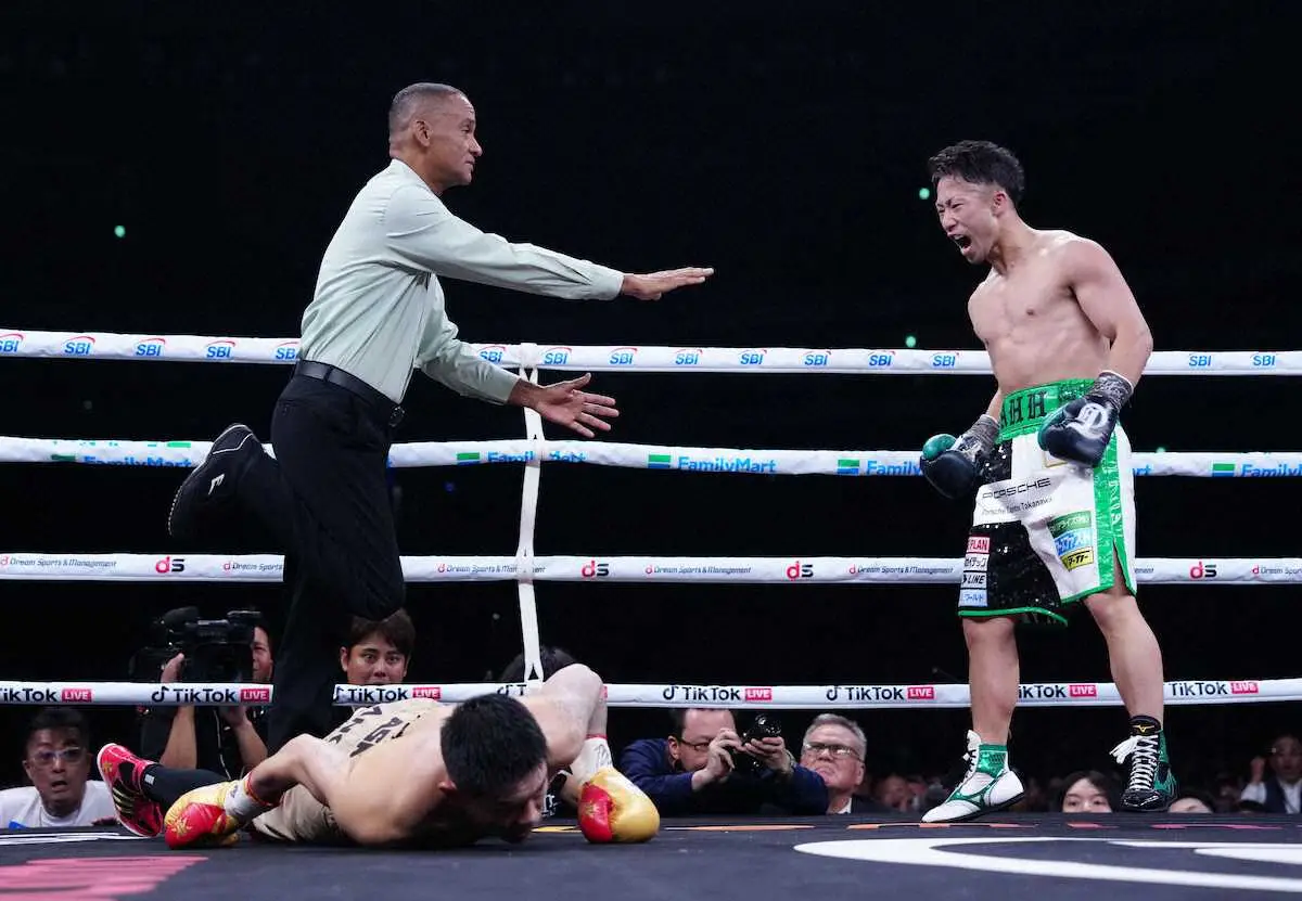 【画像・写真】37歳・井岡一翔、2度ダウンで世界5階級制覇逃す…バンタム級で挑戦も井上拓真に判定負け、世界戦3連敗