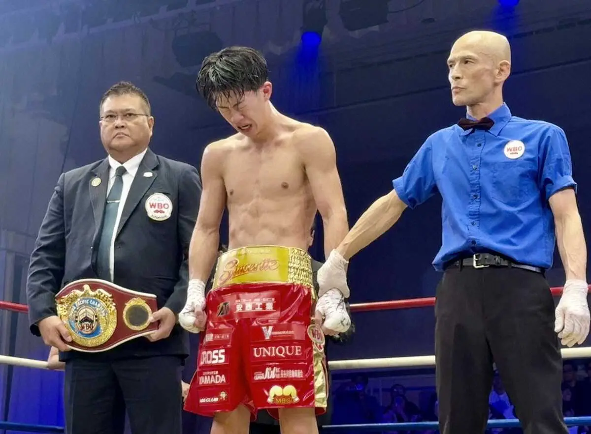 【画像・写真】ユース王者・武藤涼太が世界1位に大金星！　WBO－AP王者・藤田健児に世代交代告げる7回TKO勝ち