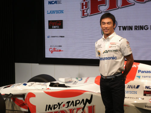 今年で最後となるインディジャパンで優勝を誓った佐藤琢磨