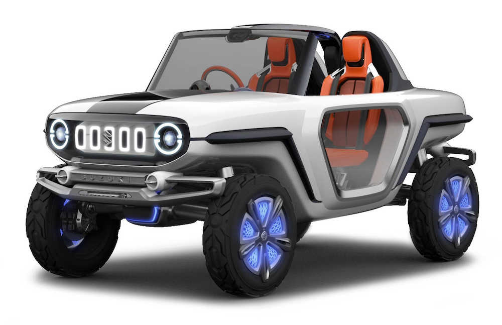 　スズキが東京モーターショーで公開する電気自動車のコンセプトカー「イー・サバイバー」