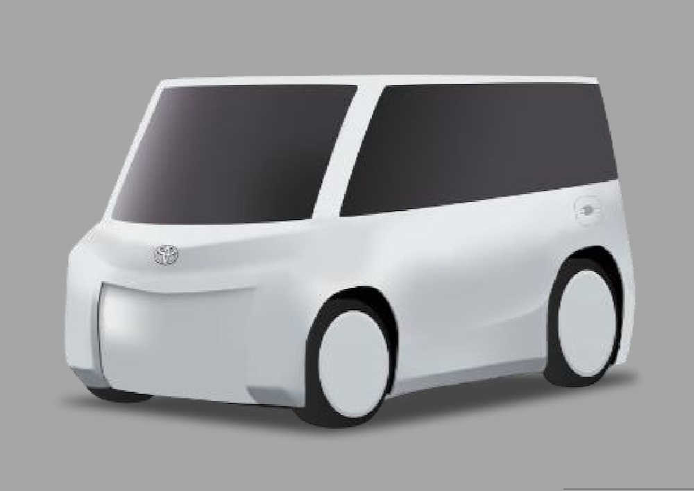 トヨタ自動車が開発する小型の移動サービス専用車「ＭａａＳ　ＥＶ」のイメージ