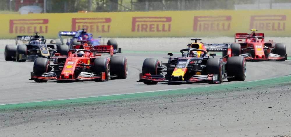 【画像・写真】レッドブル・ホンダ　フェルスタッペンが3位　F1スペインGP
