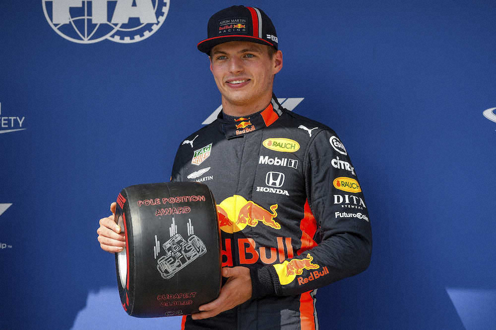 【画像・写真】ホンダ13年ぶりPP、フェルスタッペン快走　F1ハンガリーGP