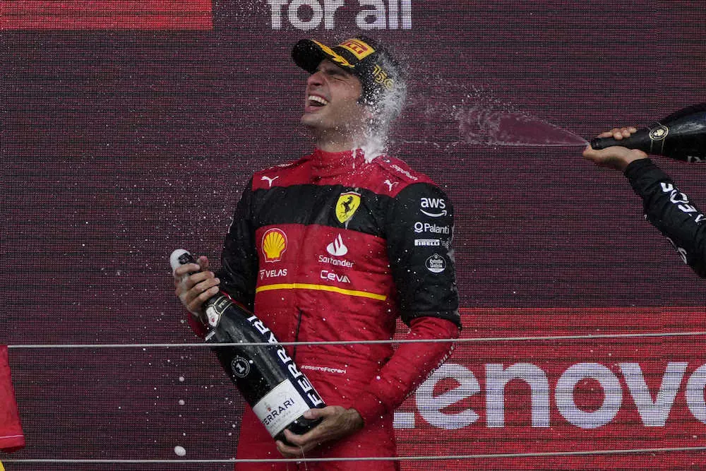 【画像・写真】F1初優勝を飾ったサインツ（フェラーリ）