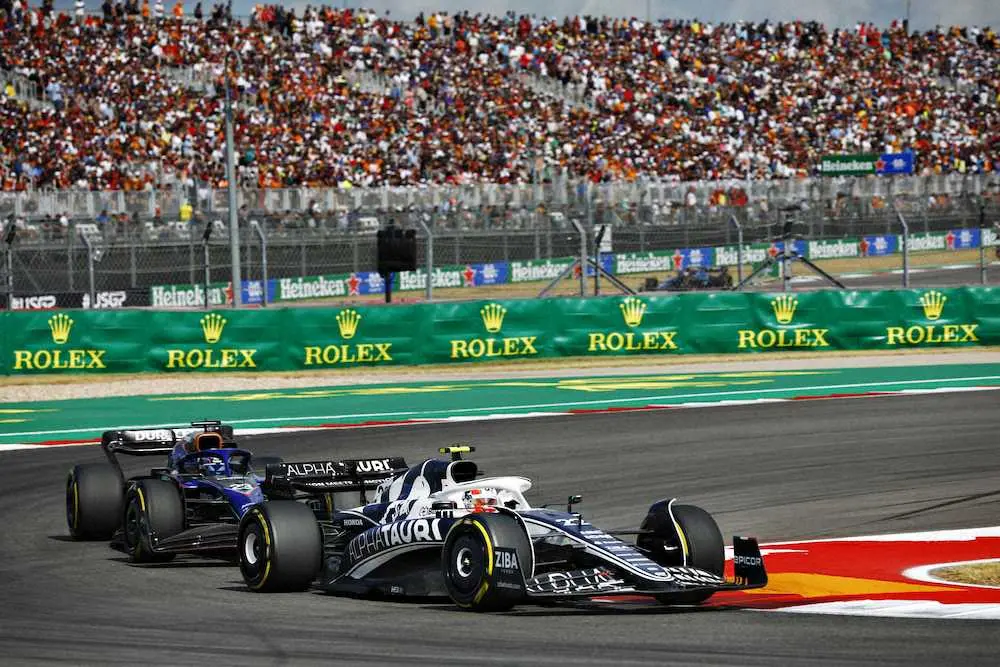 【画像・写真】F1角田　9位で今季4度目の入賞　10番手でフィニッシュも繰り上げ「うれしい」
