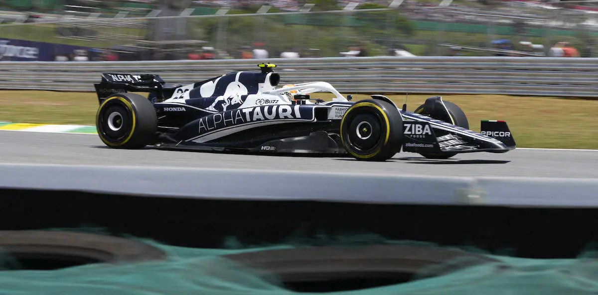 【画像・写真】F1角田　19番手から順位上げるも「厳しい週末」15位