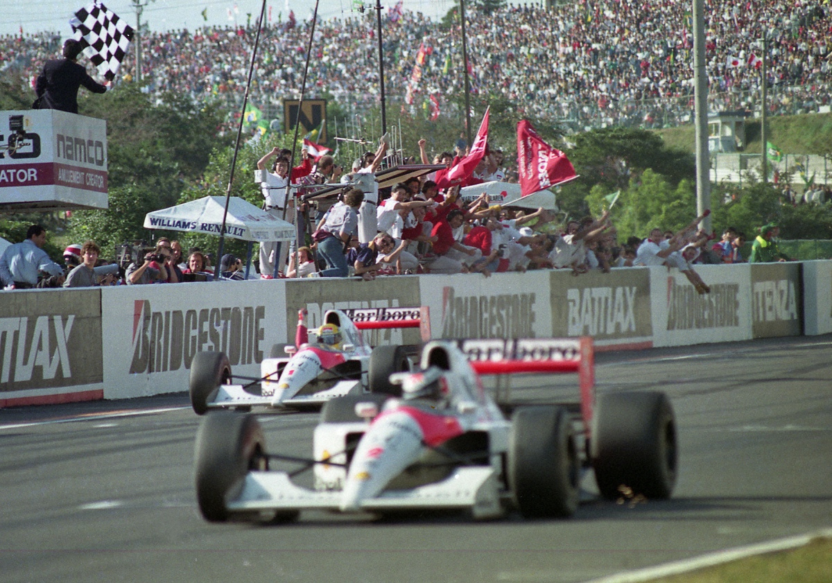 91年日本グランプリはマクラーレン・ホンダがワンツー・フィニッシュ