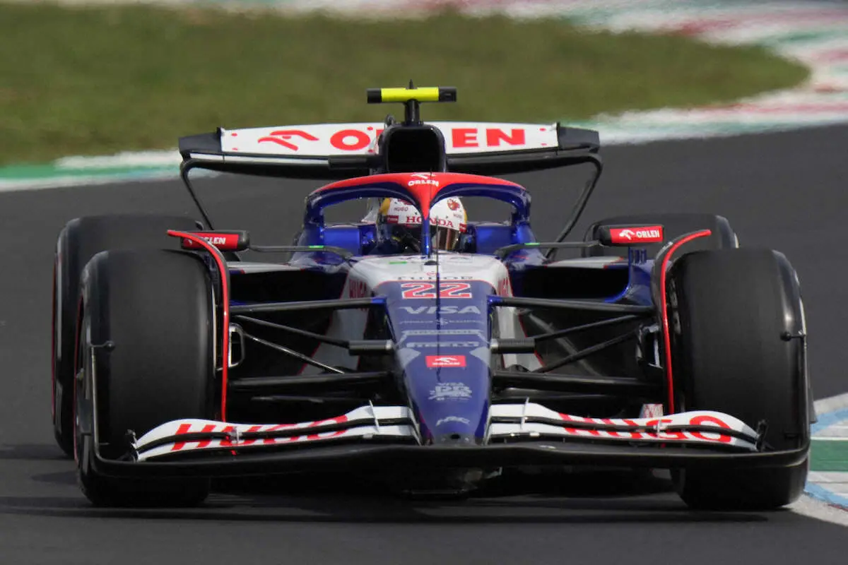 【画像・写真】予選1回目で敗退した角田裕毅（AP）