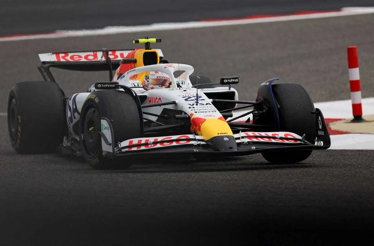 【画像・写真】F1開幕前合同テスト開始　角田裕毅10番手、新相棒ハジャー11番手　フェラーリのハミルトンは13番手