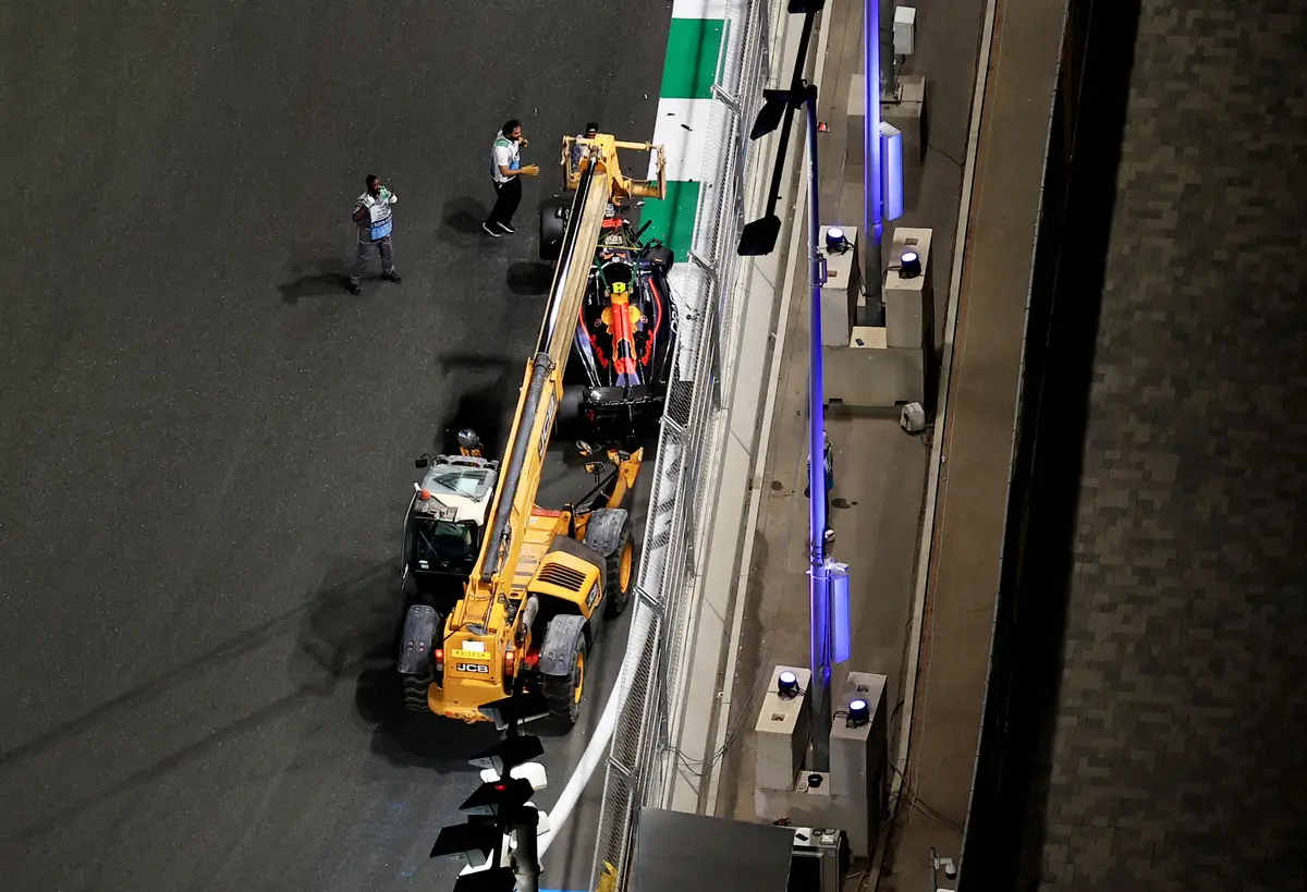 【画像・写真】【F1】角田裕毅6番手タイムも終盤にクラッシュ「チームに申し訳ない」　サウジアラビアGPフリー走行