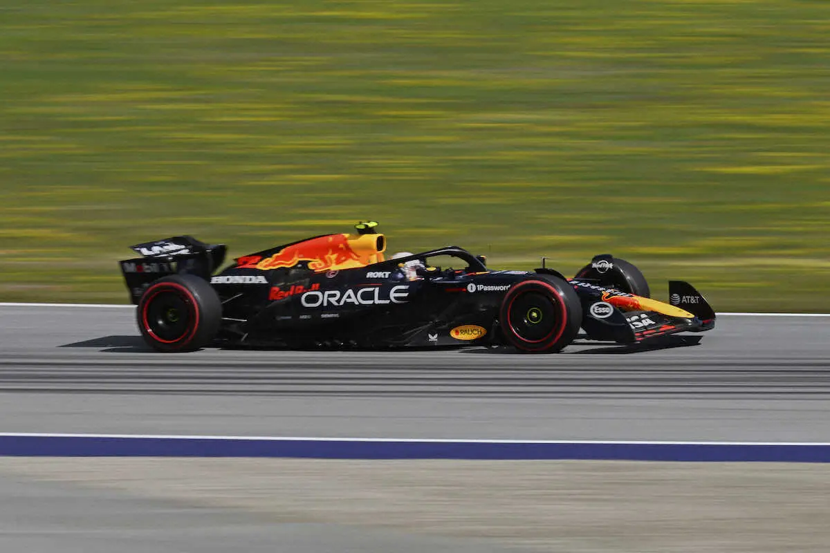 【画像・写真】予選18番手に終わった角田裕毅のマシン（AP）