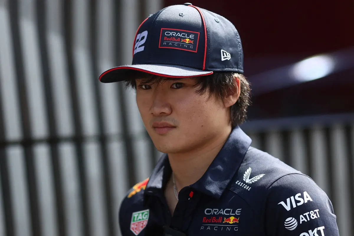 【画像・写真】コース入りする角田裕毅（ロイター）