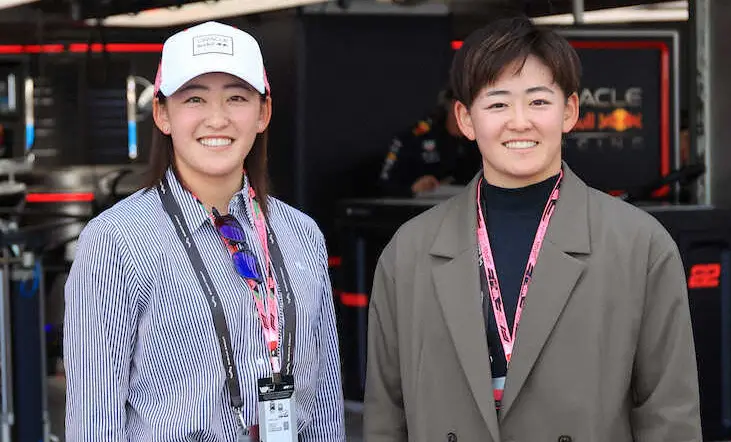 【画像・写真】岩井千怜と明愛（右）