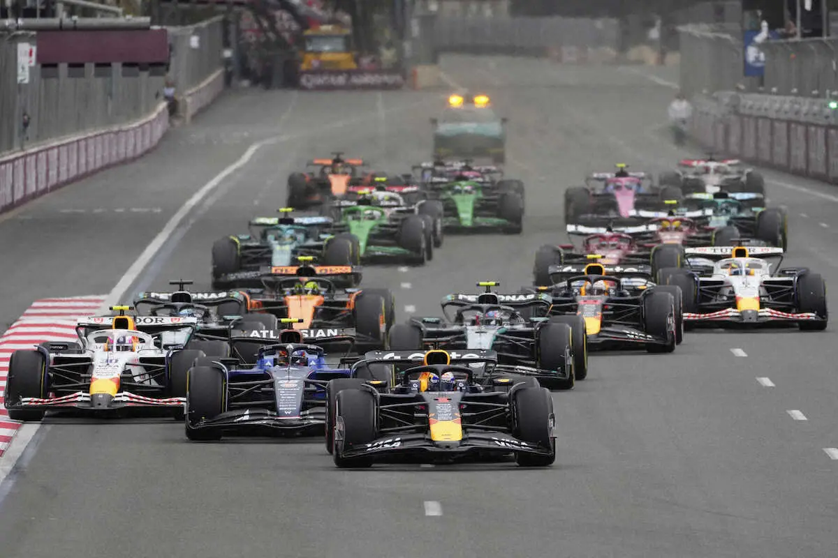 【画像・写真】【F1】角田裕毅が今季自己最高6位！　元同僚ローソン抜けず5位は逃す　フェルスタッペン圧倒の2連勝