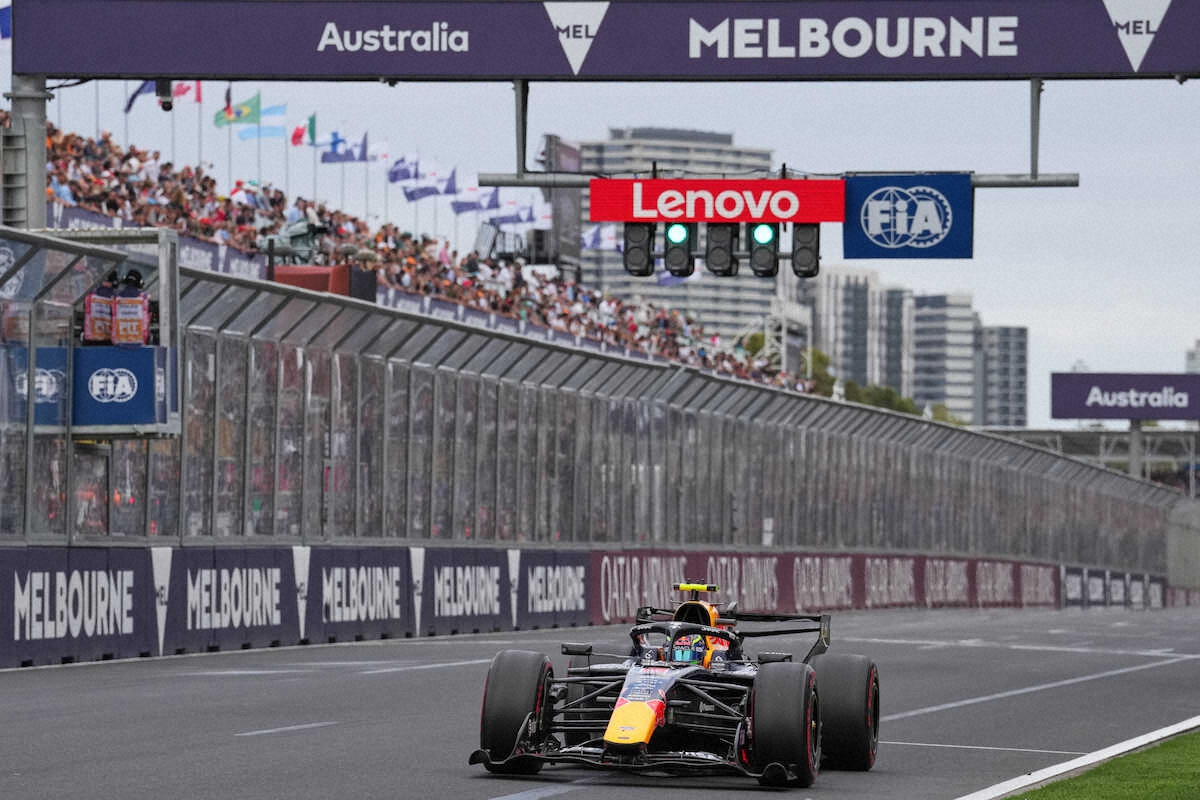 予選3番手につけたレッドブルのハジャー（AP）
