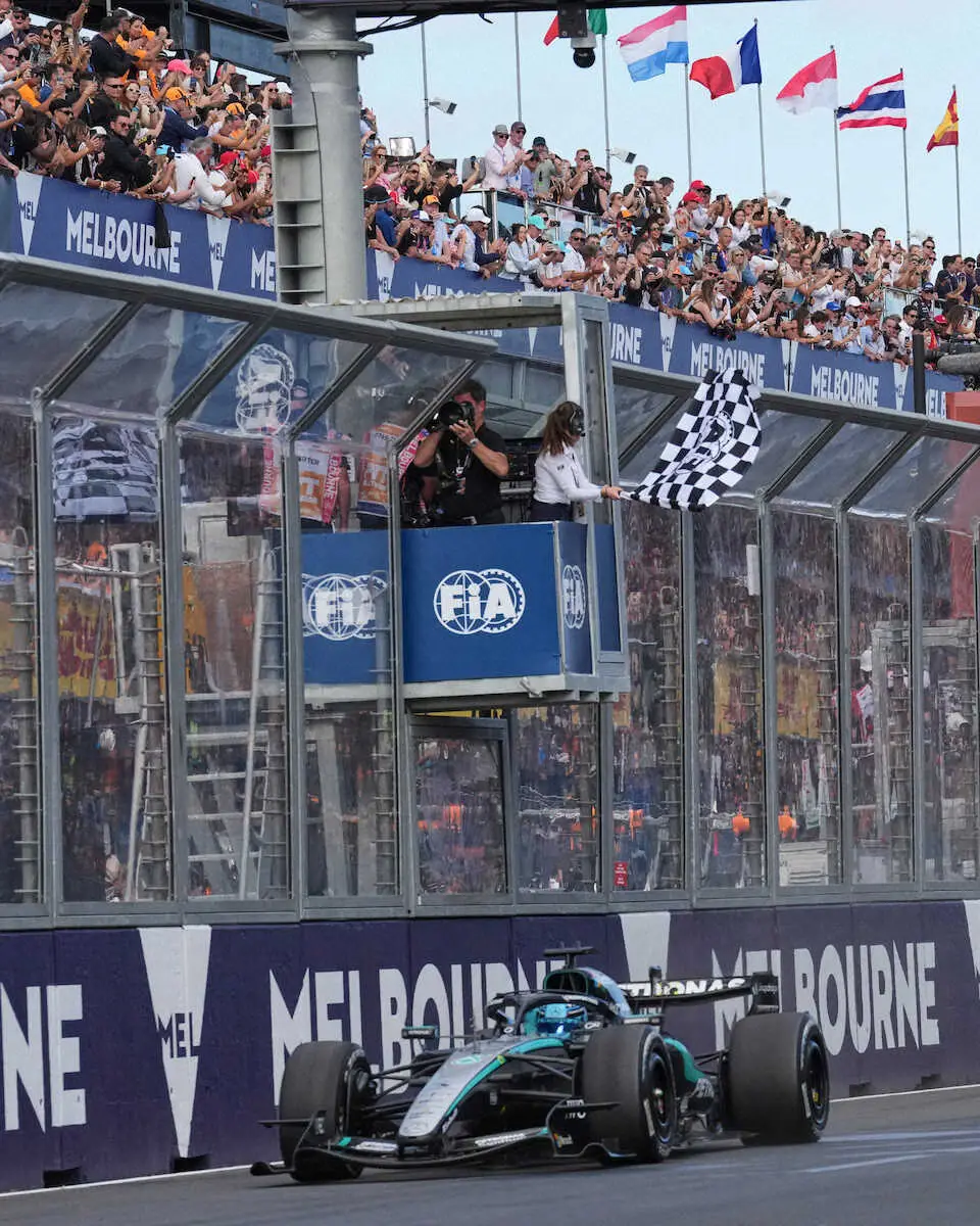 【画像・写真】【F1】開幕戦はラッセルV！メルセデスがワンツー　ホンダPUのアストンマーチンは最下位＆リタイア