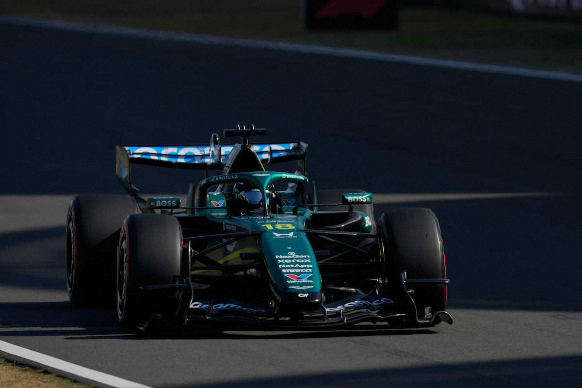 Q1で敗退したアストンマーチンのストロール（AP）