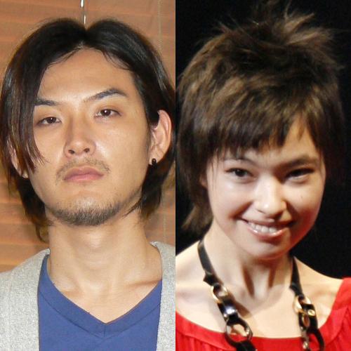 できちゃった結婚することを発表した松田龍平（左）とファッションモデルの太田莉菜