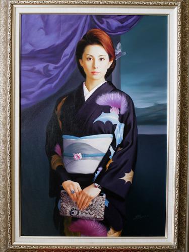 米倉涼子の主演舞台「黒革の手帖」で売りに出されることになった米倉の肖像画