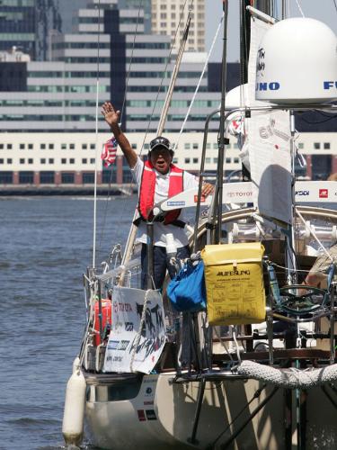 【画像・写真】穏やかな大西洋なのに…間寛平ゲロゲロ出航