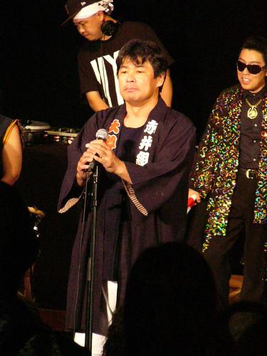 【画像・写真】赤井英和　道頓堀でヒップホップライブ