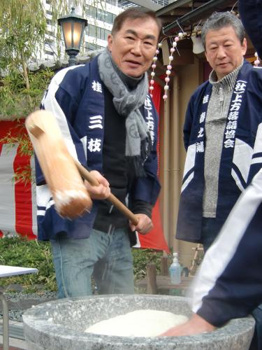 【画像・写真】三枝会長ご機嫌！ダジャレもさえた