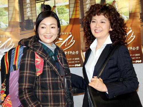 ドラマで名コンビを演じる財前直美（左）と南野陽子