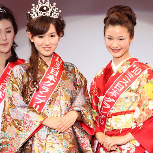 【画像・写真】ミス日本　20歳の女子大生谷中麻里衣さん　準ミスには中学生２人