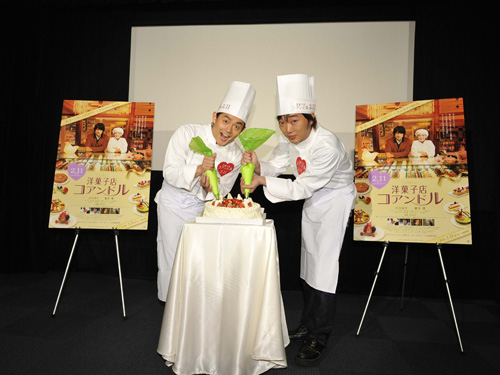映画「洋菓子店コアンドル」のイベントに出席したスピードワゴン