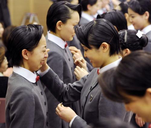 【画像・写真】夢を断念した“仲間”の分も…４０人がタカラジェンヌへ第一歩
