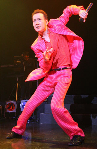 田原俊彦が歌った「哀愁でいと」はデビュー曲にして最大のヒットだった（写真は０６年撮影）