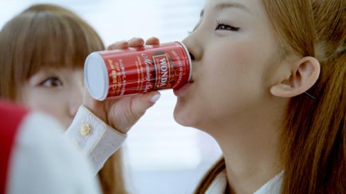 アサヒ飲料の缶コーヒー「ＷＯＮＤＡ　モーニングショット」の新ＣＭに出演している板野友美