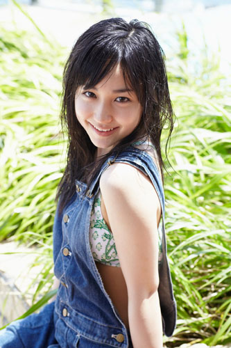 【画像・写真】笑顔はじける上間美緒　“初体験”は「目を開けるのに必死だった」