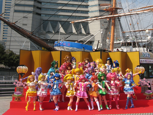 横浜で行われた映画「プリキュア　オールスターズ」のひな祭りイベント