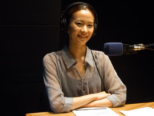 ラジオ番組に初挑戦する女優の陽月華
