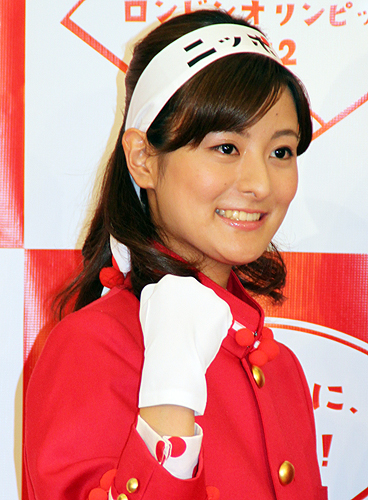 ロンドンオリンピック民放テレビ放送記者発表に登場した日本テレビの徳島えりかアナ