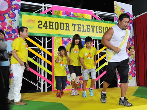 【画像・写真】健介ファミリー“１２０キロリレー”号砲