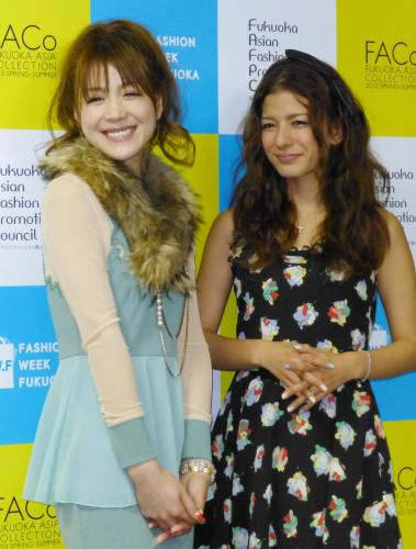 【画像・写真】スザンヌ＆相沢まき　福岡コレクションＰＲ