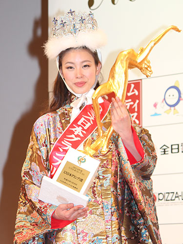 ミス日本グランプリに輝いた鈴木恵梨佳さん