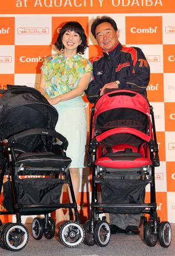 【画像・写真】東尾理子が長男お披露目　修パパ「もちろん投手に！」