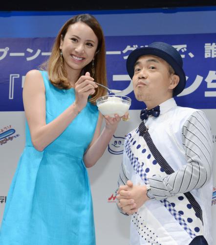 【画像・写真】水道橋博士　ヨーグルトギャグ連発にアンジェリカ微妙な反応