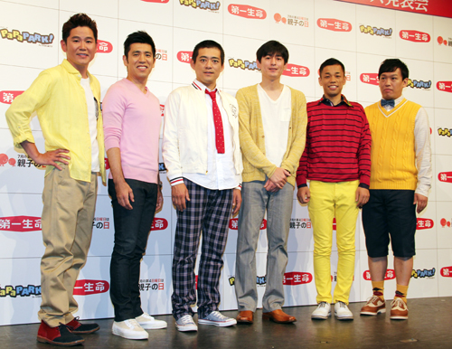 【画像・写真】博多華丸　丸坊主姿で明太子ＰＲ？「これなんの囲み会見？」