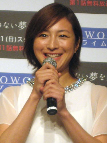 「鍵のない夢を見る」の最終回のヒロインを演じる女優広末涼子